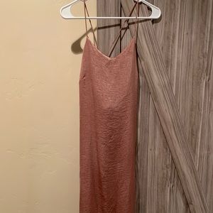 Mauve slip dress NWT